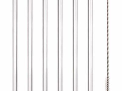 Kpl.szkl.prostych słomek 20cm