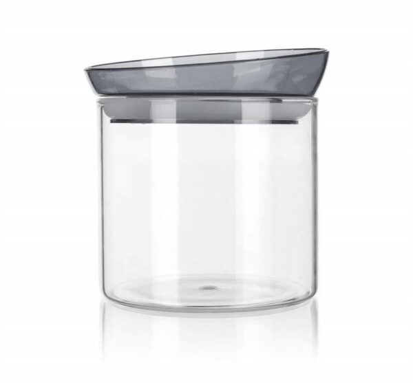 Słoik MABEL 650 ml, szary