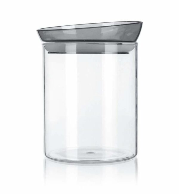 Słoik MABEL 1100 ml, szary