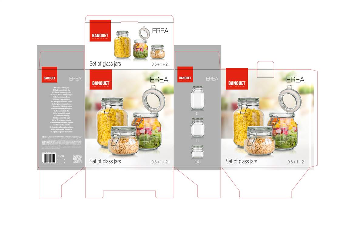 Kpl poj.szkl.EREA 0,5+1+2l her - obrazek 2