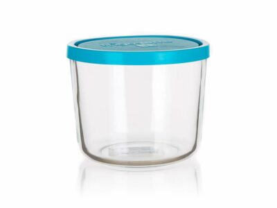 Poj szklany FRIGO 813ml niebie