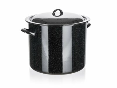 Garnek emal.z pokrywką 28 BAN