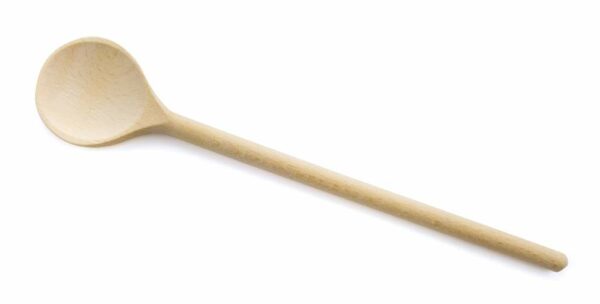 Drewniana łyżka okrągła 20cm
