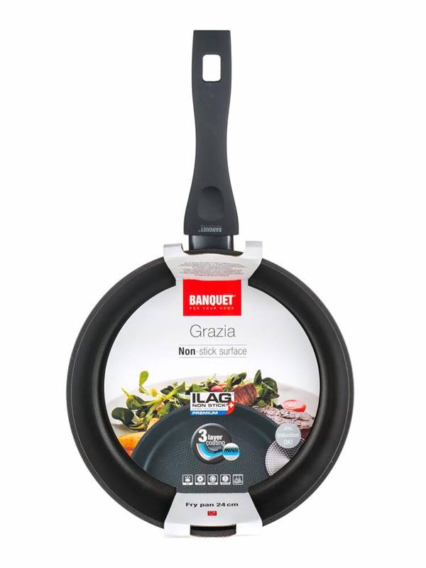 Patelnia GRAZIA 24x5,5cm - obrazek 2