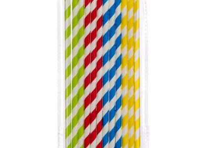 Słomki papierowe MY PARTY 0,8x