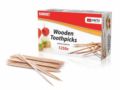 Wykałaczki 2x65mm 1250szt