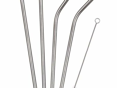 Kpl.słomek ze stali nrdz.4+1