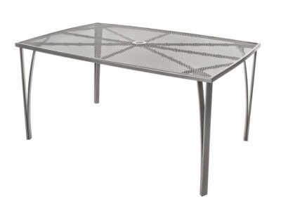 Stalowy stół ogrodowy 150x90cm