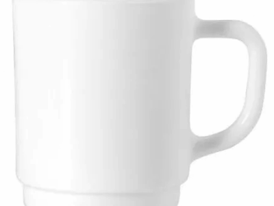 Kubek biały sztaplowany Bormioli horeca 250ml szkło opalowe gastronomiczny